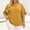 #11Yellow, variant on ByworldtasicNo Boundaries Plus Size Blouses for Women Pleated Casual Short Sleeve Round Neck Shirts Dressy Loose Tops