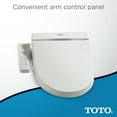 thumbnail image 3 of TOTO® WASHLET® C100 Electronic Bidet Toilet Seat with PREMIST, Round, Sedona Beige- SW2033R#12, 3 of 14