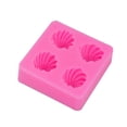 thumbnail image 2 of Oleegame 1PC Cookie Mold Washable Silicone Cake Cake Candy Chocolate Decorating Tray DIY Craft Project Pink, 2 of 5
