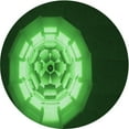 thumbnail image 1 of Ahgly Company Tapis Rond Lavable en Machine Intérieur Transitionnel Vert Forêt Foncé, 4 Pieds Rond, 1 of 7