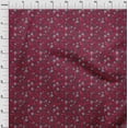 thumbnail image 3 of oneOone Viscose Jersey Fabric Leaves & Floral Block Decor Fabric Printed BTY 60 Inch Wide, 3 of 5