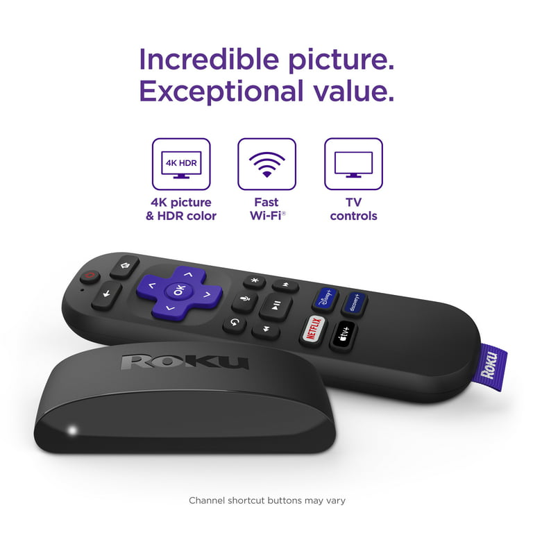 Roku Express 4K+ | Streaming Player HD/4K/HDR Roku Remote with TV -