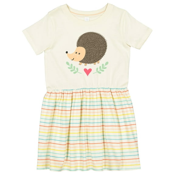 Inktastic Hedgehog Lover Girls Girls Toddler Dress