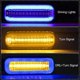 thumbnail image 2 of 2Pcs Motorcycle Turn Signals, LED Motorcycle Brake Lights, 12V Amber Daytime Running Light Waterproof for Motorcycles, Dual Color Dirt Bike Motorbike, 2 of 4