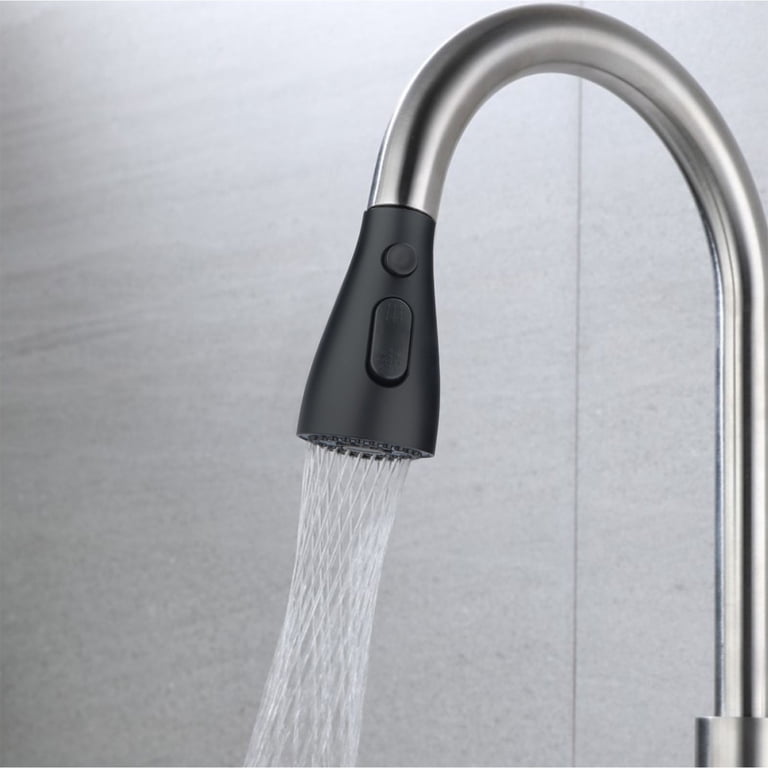 Pull-Out Kitchen Faucet Spray Head – G1/2 Thread, ABS With Electroplated Finish, Dual Spray Modes (Replacement Part)