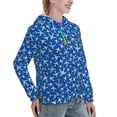 thumbnail image 6 of Lsque Airplanes in the Sky Pattern Casual Women's Hoodie,Hooded Sweatshirt with Kangaroo Pocket,Pullover Hoodie with Eye-catching Drawstrings-X-Large, 6 of 7