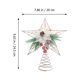 thumbnail image 5 of NAVIDAD Star Topper Ornament Decoración de árboles de Navidad Favores de fiesta de Navidad, 5 of 5