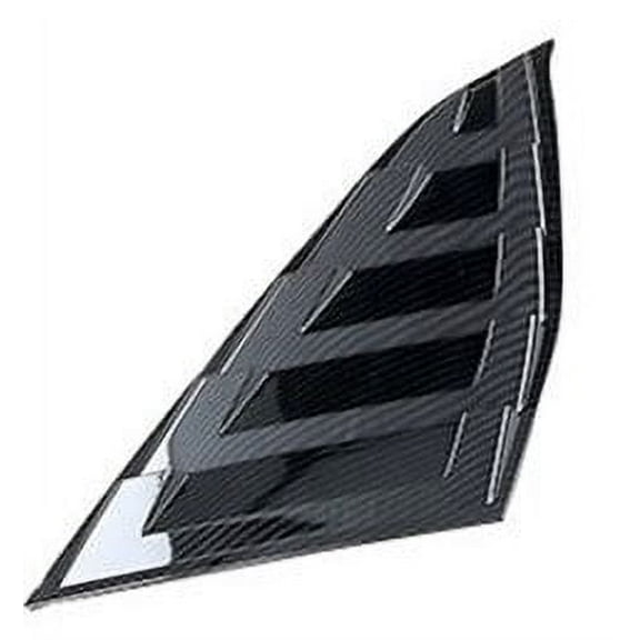 Carbon Fiber style Side Vent Window Quarter Louver Cover for Honda accord 18-20