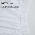 thumbnail image 6 of Mainstays Washed Ultra Soft Microfiber Bed Sheet Set, Full, Arctic White, 4 Piece, 6 of 7