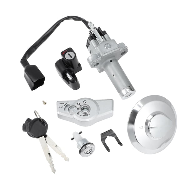 Juego de cerraduras del interruptor de encendido de motocicleta para Honda WH125-7 WH125-8 KVX 125 CB125F GLR125 2015-2018, cerradura de tapa de combustible, cerradura de casco, 2 llaves
