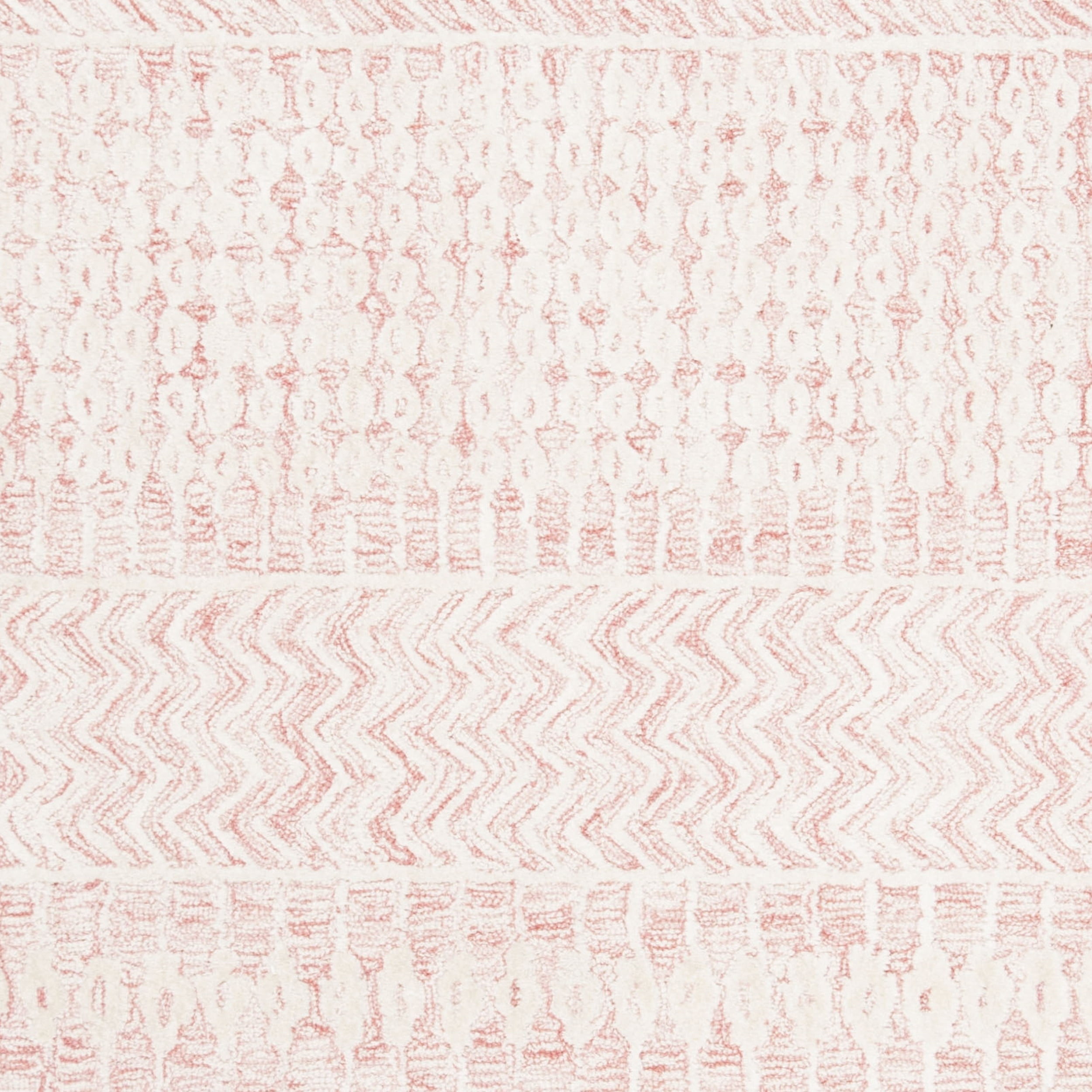 SAFAVIEH Glamour Andreas Geometric Area Rug, Light Pink/Ivory, 6' x 9'