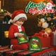 thumbnail image 5 of Bolsas de regalo con cordón navideño, tema festivo de gran capacidad para regalos de galletas de Navidad, 5 of 6