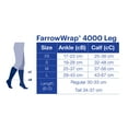 thumbnail image 2 of JOBST FarrowWrap 4000 Compression Wraps, 30-40 mmHg, Legpiece, Black, Medium, 2 of 2