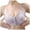 Light Purple, variant on NIEWTR Bras for Older Women Front Closure No Underwire Breathable Full Coverage Powerful Push Up Bra for Seniors(Light Purple,3XL)