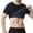 Black&Blue, variant on Sauna Sweat Suit For Men Weight Loss Shapewear Heat Trapping Sweat T-Shirt Compression Vest Top