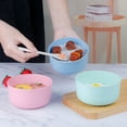 thumbnail image 2 of Nvzi 4pcs Cereal Bowls, Unbreakable Wheat Straw Bowl Sets - Lightweight Noodle Soup Rice Salad Bowls Dishwasher Microwave Safe Bowl - Pink, 2 of 5