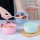 thumbnail image 2 of Nvzi 4pcs Cereal Bowls, Unbreakable Wheat Straw Bowl Sets - Lightweight Noodle Soup Rice Salad Bowls Dishwasher Microwave Safe Bowl - Beige, 2 of 5