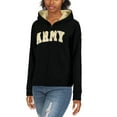 thumbnail image 3 of Women's Stadium Athletic Black Army Black Knights Helmet Arched Name Full-Zip Sweatshirt, 3 of 5