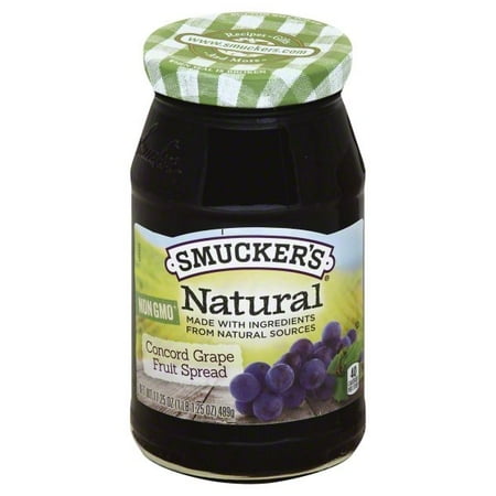 Smucker's Natural Concord Grape Fruit Spread, 12.75-Ounce Jar