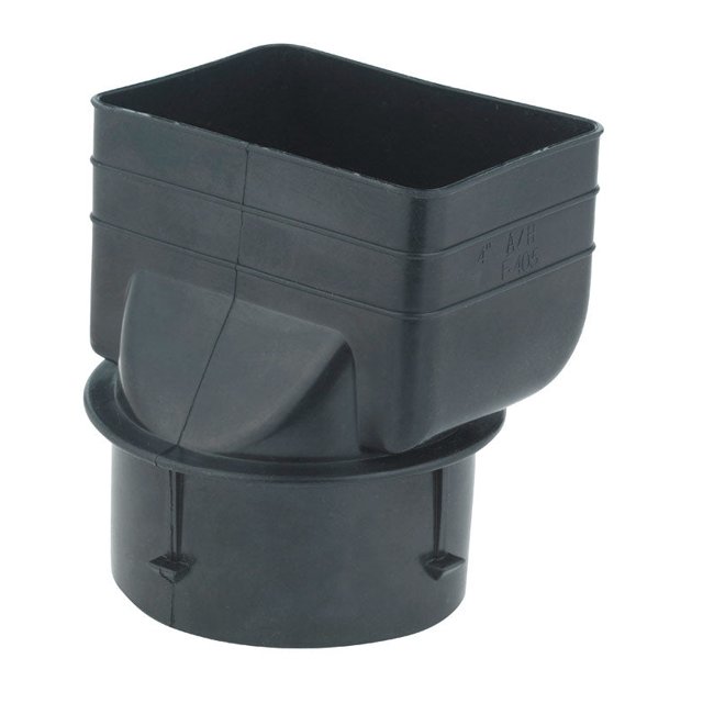 Adaptador Downspout para sistemas avanzados de drenaje (polietileno)