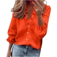 thumbnail image 3 of Avtoify Women's Round Neck Solid Color Velvet Sequin Five- Sleeve T-Shirt Top, 3 of 10