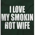 thumbnail image 2 of Love My Smokin Hot Wife Funny Spouse Zip Hoodie Sweatshirt Men Brisco Brands 5X, 2 of 6