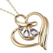 Tanzanite & Diamond Pendant