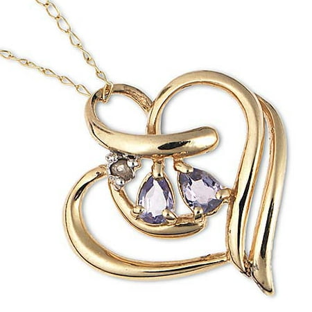 Tanzanite & Diamond Pendant