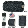 thumbnail image 1 of Paracord Planet 700lb Criss Cross Double-Reflective Paracord - 2 Bright Retro-Reflective Tracers for the Best in High-Visibility Cord - 100% Nylon Cord is Made in the USA, 1 of 4