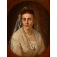thumbnail image 2 of Antoni Kozakiewicz 19x24 Gold Ornate Framed and Double Matted Museum Art Print Titled - Portrait of Sydonia Wakulska (1870), 2 of 4