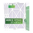 thumbnail image 2 of TRIGHTFILTERS 20x30x1 Air Filter MERV 8 Pleated HVAC AC Furnace Filters 6 Pack, 2 of 7