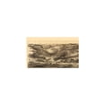 thumbnail image 4 of Historic Panoramic View - Gettysburg Pennsylvania - Badulder 1863 - Vintage Wall Art, 4 of 4