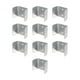 thumbnail image 2 of 10 piezas de soportes de cerca, clips, piezas de reparación, montaje, soportes en forma de U, conector para 35 mm, 2 of 8