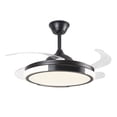 thumbnail image 2 of Lampara Ventilador de Techo LED Iris Luxica Lighting Negro, 2 of 7