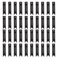 thumbnail image 1 of Paper Gift Tags Black For Handmade Presents Gifting 50Pcs 2.4X0.6In, 1 of 8