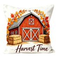 thumbnail image 3 of Fall Pillow Covers for Halloween Fall Decorations Waterproof Sofa Couch Pillow Covers, Square Summer Pillow Covers 18x18 for Farmhouse, Thanksgiving Fall Pumpkin Decorative Throw Pillow Covers, 3 of 6