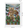 thumbnail image 2 of Diamond Art Kits for Adults, Christmas Kitten PuppyDiamond Painting Kits for Beginners, Frameless Round 5D Full Drill Diamonds Art Gem Art Crafts Home Decor Gifts, 2 of 8