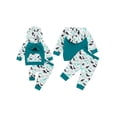 thumbnail image 3 of Aojekbee Toddler Boys Fall Outfits Dinosaur Print Hooded Long Sleeve Hoodies Sweatshirts and Long Pants 2Pcs Clothes Set, 3 of 10