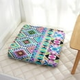 thumbnail image 2 of 22 Inch Square Meditation Cushion, Dutch Velvet Boho Floor Pillow for Yoga, Reading Nook, and Relaxation, 2 of 7