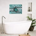thumbnail image 5 of Teal Sea Turtle Bathroom Decor Wall Art Sea Turtle Wisdom Inspirational Quotes Starfish Beach Ocean Costal Theme Pictures Wall Decor Canvas Painting Prints Artwork Framed for Bathroom Bedroom 16"x12", 5 of 6