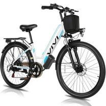 Vivi Electric Bike 26" City Commuter Electric Bike 500W Step-Through Electric Bike 20MPH Electric Cruiser Bike Beach Bike Up to 50 Miles with Cruise Control, UL2849 Certified