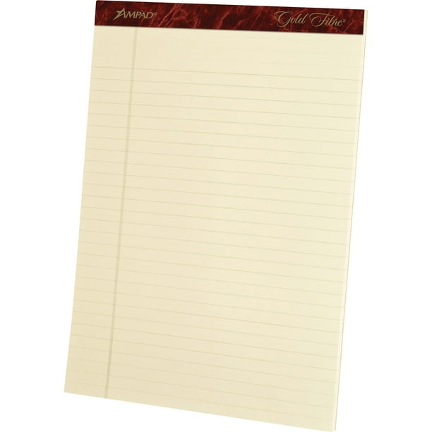 Ampad Gold Fibre Legal Rule Retro Writing Pads, 4 / Pack (Quantity