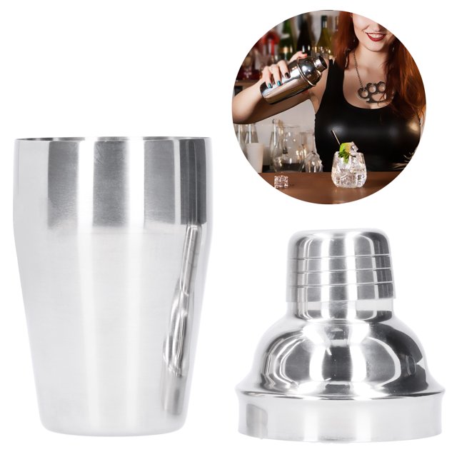 Cocktail Shaker Cup, Stainless Steel Cocktail Shaker, for Bar Bartender