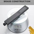 thumbnail image 6 of Handheld Shower Head, High Pressure Black Shower Head,Water Saving Detachable Shower Wand with Solid Brass Body and 5 ft Flexible Hose, Easy to Clean and Durable, 6 of 10