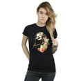 thumbnail image 2 of Janis Joplin Womens Floral Pattern Cotton T-Shirt, 2 of 5
