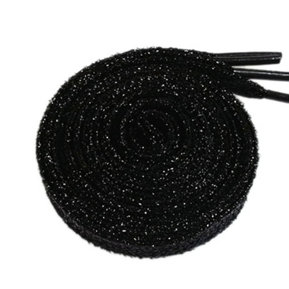 Fusipu 110cm Fashion Flat Glitter Colored Shoe Laces Canvas Sneaker Shoelaces String