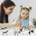 thumbnail image 4 of Animal Figures Toy Set Realistic Animal Animal Model Plastic Educational Farm Animal Toys Hand-painted Small Sea Animal Statues Mini Penguin Animal Figures Educational Sets for Toddler Ki, 4 of 6