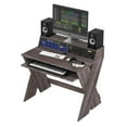 thumbnail image 5 of Glorious Sound Desk Compact Professional Studio Workstation with Pull-out Keyboard Compartment (Walnut), 5 of 6