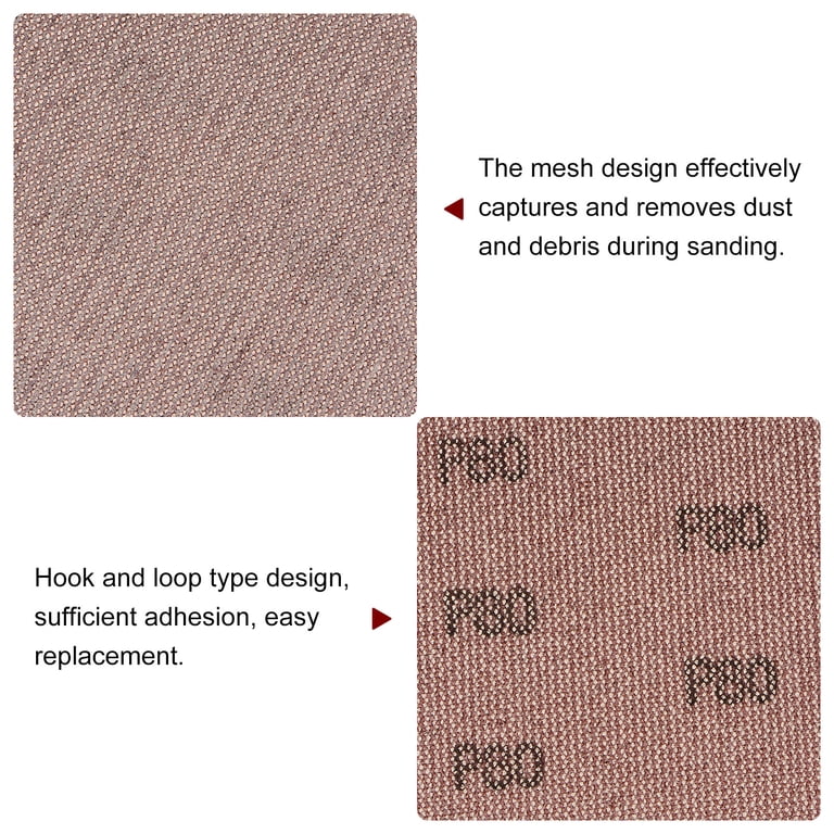 Coarse Glass Repair Sanding Pads – 6 Inch, Grit 180, Mesh Net Abrasive Discs, Pack Of 5