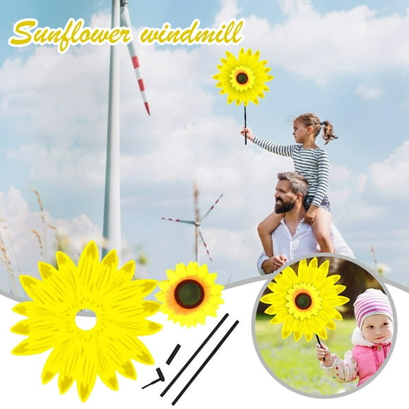 Wall Decor Decorations Garden Sunflower Windmill Sunflower Windmill Windmill Party Home Decor